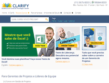 Tablet Screenshot of clarify.com.br