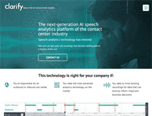 Tablet Screenshot of clarify.io